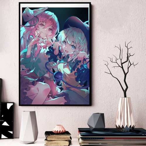 Cuadro Decorativo Artistico Videojuegos Touhou 28x41cm