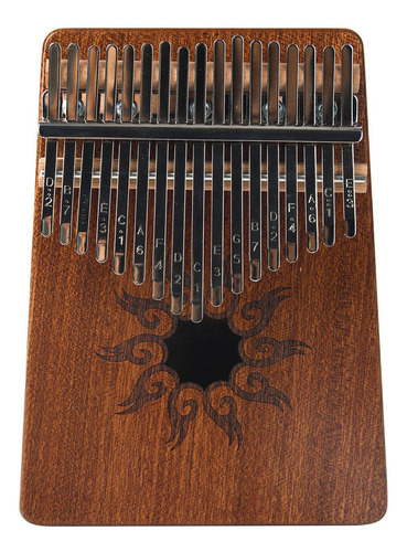 Kalimba - Patrón Musical De Madera De Pino (17 Tonos)