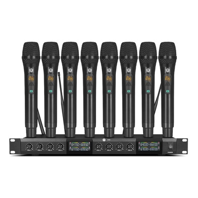 Winmix Set 8 Micrófonos Inalámbricos De Mano Uhf Sk800 | Envío gratis
