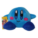 Pelúcia Kirby Azul 20cm Da Turma Do Mario Bros