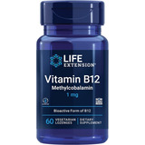 Life Extension, Vitamina B12 Metilcobalamina, 1mg, 60 Soft