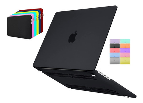 Kit Capa Case P/ Macbook New Pro 13 A2338 C/ Chip M1 + Bag