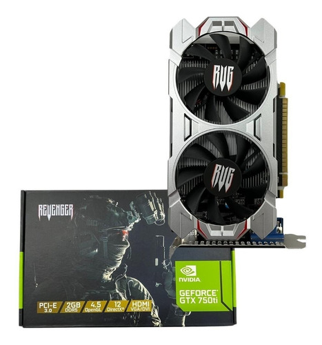 Placa De Vídeo Gamer 2gb Nvidia Revenger Geforce Gtx 750 Ti