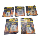 Lote #9 Star Wars 5 Figuras Plomo C/ Revista 2005