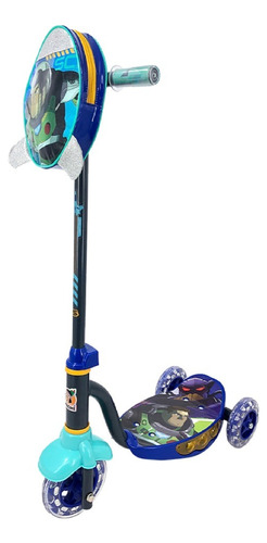 Scooter Apache 3 Ruedas Bolsa Y Luces Buzz Lightyear +4