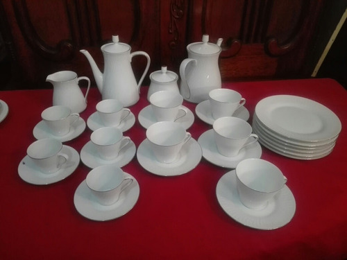 Antigua Vajilla Porcelana Tsuji Te  Cafe  No Envio 34 Pz N12