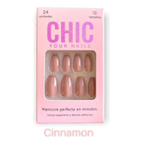 Manicure Uñas Adhesivas,postizas Press On.cinnamon