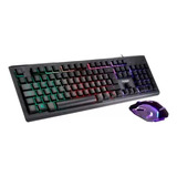 Combo Gamer Teclado Y Mouse Noga Nkb-089 Usb Retroiluminado