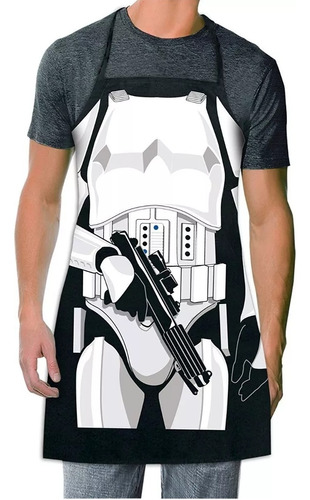 Delantal Cocina Star Wars  Darth Vader Han Leia Stormtrooper