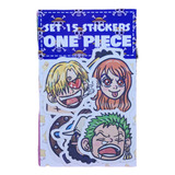 Set De Stickers One Piece Holograficos Kawaii