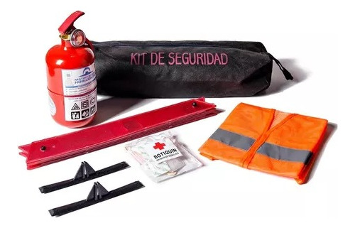 Kit De Seguridad Auto Vtv Matafuegos Reglamentario