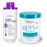 Kit Ativador Sem Formol 1l + Botox Volume Zero Forever Liss