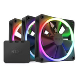 Pack 3 Ventiladores Nzxt F120 Rgb 120mm Negro P Gabinete