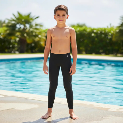 Pantalon Acuatico Niños Anticloro Con Proteccion Uv Lkr