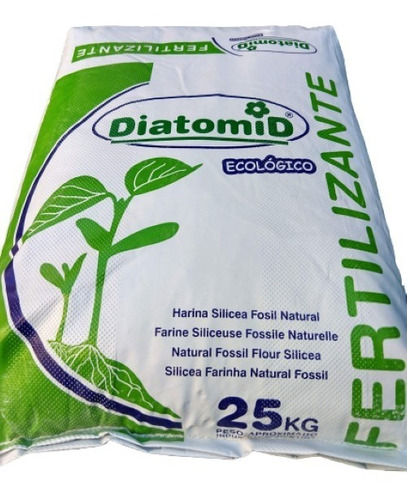 Fertilizante 100% Tierra De Diatomeas Orgánico Diatomid 25kg