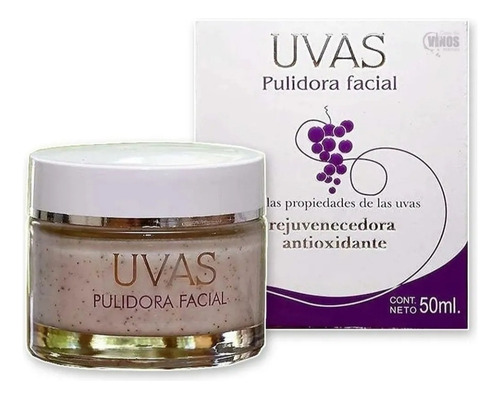 Exfoliacion-pulidora Facial -cosmeticos Uvas