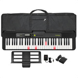 Organo Teclado Casio Lk-s250 Usb Atril Fuente Funda Pedal