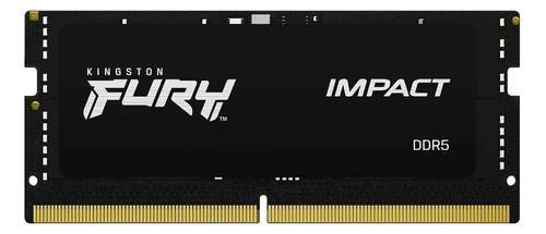 Memoria Ram Ddr5 Kingston Fury Beast 16gb 4800mt/s Sodimm