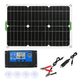 Kit De Panel Solar De 180 W, Cargador De Batería De 12 V Con