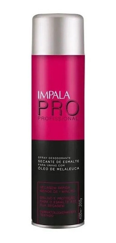 1 Spray Secante De Esmalte Impala Óleo De Melaleuca 400ml