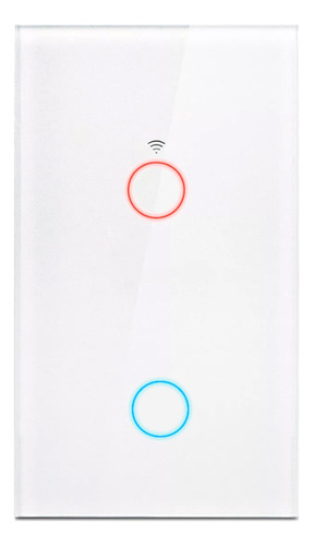 Interruptor Táctil De Luz De Pared Inteligente Wi-fi 2 Vías