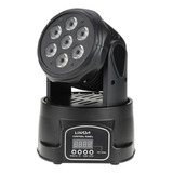 Lixada Dmx-512 Mini Cabeza Móvil 4 En 1 Etapa Led Rgbw