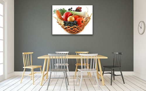 Cuadro Canvas Frutas & Vegetales Alimentos Saludables 80x110