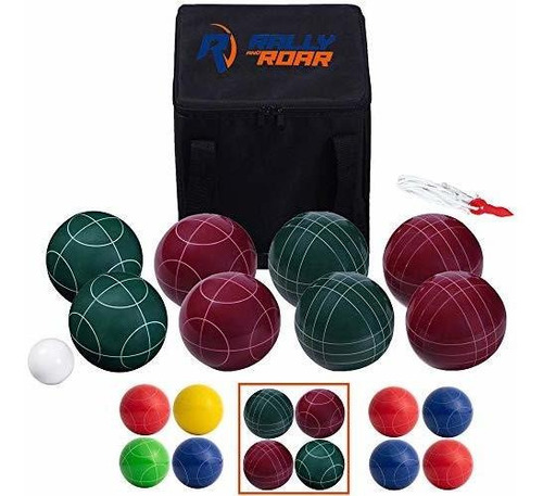 Juego De Pelota De Petanca Rally And Roar - 8 Bolas, Pallino