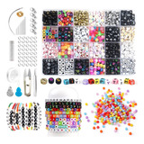 Kit Pulseras Cuentas Hacer Pulseras Collares Joyas Bricolaje