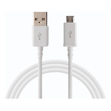 Cable Usb Para LG K9 K10 K11 K12 K40 K50 Q6 Q60 2 Mt Color Blanco