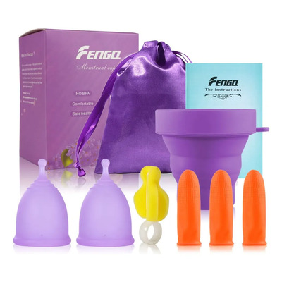 2 Copas Menstrual Reutilizables Fda Certificada | Caja Compl | Envío gratis