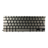 Teclado Para Dell Inspiron 14-7000 7437 Plata Iluminado Esp