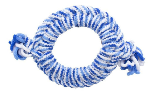 Brinquedo Para Filhotes Corda Kong Rope Ring Azul