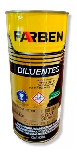 Diluyente Pintura Automotor Barniz Laca Primer X 1 Lt Farben