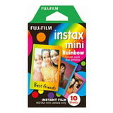 Fujifilm Instax Mini Rainbow Instant Film, 10 Photos/pack