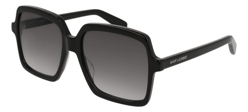 Saint Laurent Sl 174 Gafas De Sol 001 Negro Gris Gradiente L