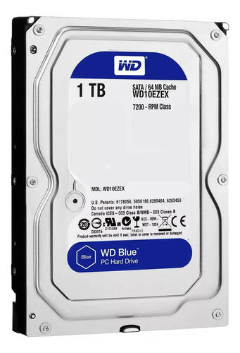 Disco Rigido Hdd Wd Blue 1 Tb