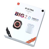 Pack Smartwatch I8 Ultra + Audífonos Bluetooth 