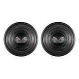 Kit 2 Subwoofer Bomber Bicho Papão 12 Pol 600w Rms 4 Ohms