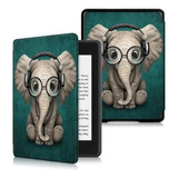 Case Capa Kindle J9g29r Couro Sintético 10ª Ger Elefante