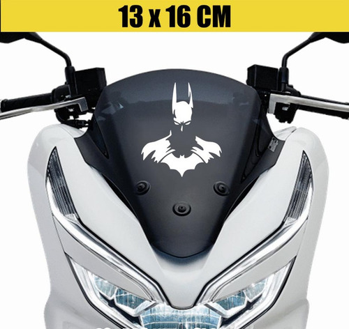 Adesivo Para  Moto Capacete  - Bat Heroi Art