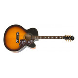 Violão EpiPhone J-200 Ec Studio Vintage Sunburst