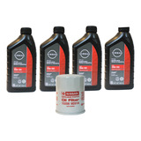 Kit 4l Aceite Y Filtro Sintetico Nissan 5w30 Kicks 2018