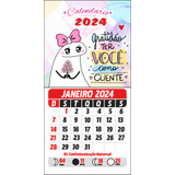 Calendário Com Imã Mimo Cliente Ou Sua Logo(50 Unidade)