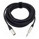 Cable Xlr Macho A Plug Neutrik Balanceado De 10 Metros