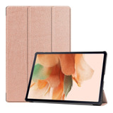 Funda Para Samsung Tab S7 Fe T736 12.4 S7 Lite 2021 Rosegold