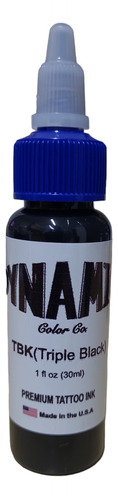 Tinta Para Tatuagem D-ynamic Triple Black, Preto Tribal 30ml