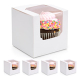 - 60 Cajas Cupcakes, 3.5 X 3.5 X 3.5 Pulgadas, Recipien...