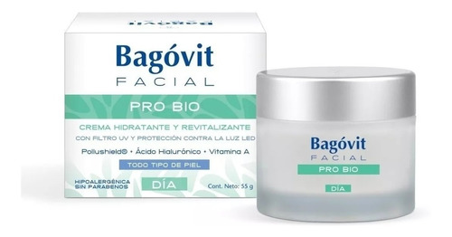 Bagovit Facial Pro Bio Nutritiva X 55 Grs Crema De Dia
