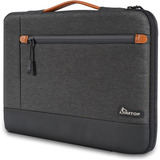 Funda Para Macbook Air 13'' - Negra Con Manija Y Bolsillo